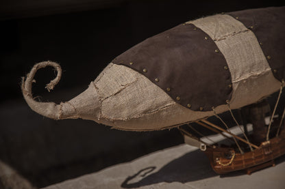 Handcrafted Steampunk Zeppelin airship model | airship ornaments