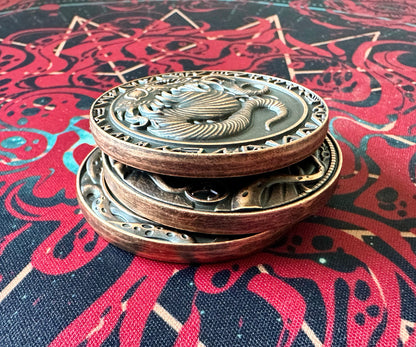 The Hymn to Cthulhu Collectible Metal Coins
