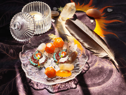 Uno with the Sun Tarot Cloth "Midnight Glow"