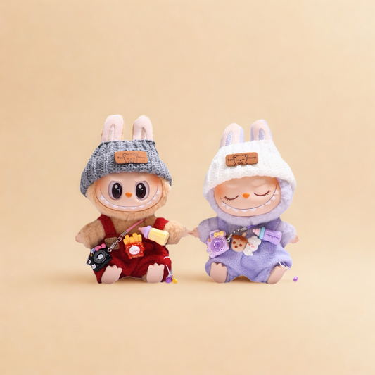 Handmade Clothes for Labubu & 15-17 cm Dolls "Hush Little One"