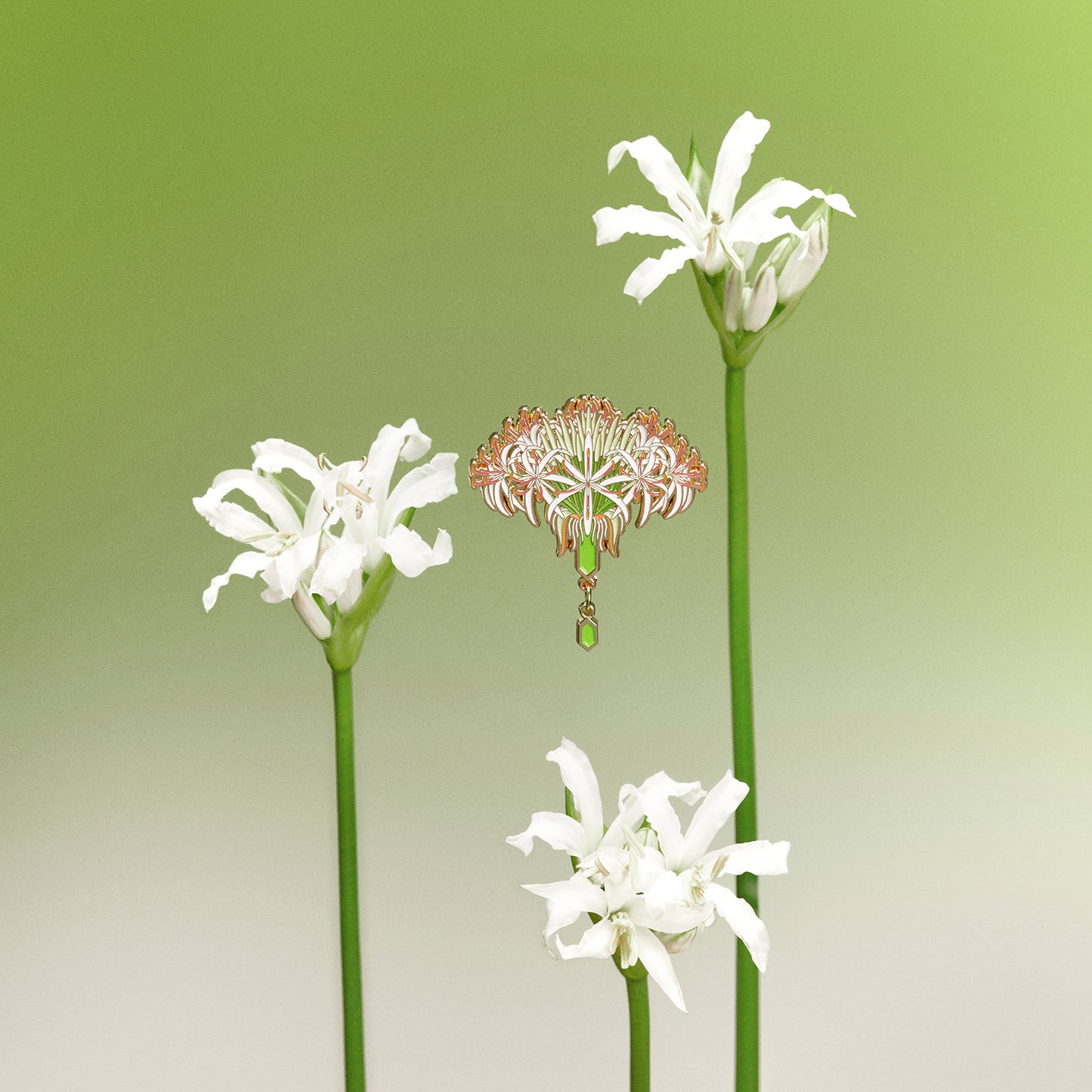 daparo Enamel Pins "Spider Lilies"