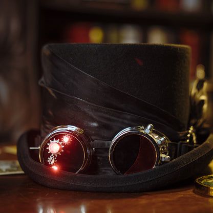 Lord of Mysteries Klein Series Half Top Hat with Light-Up Goggles