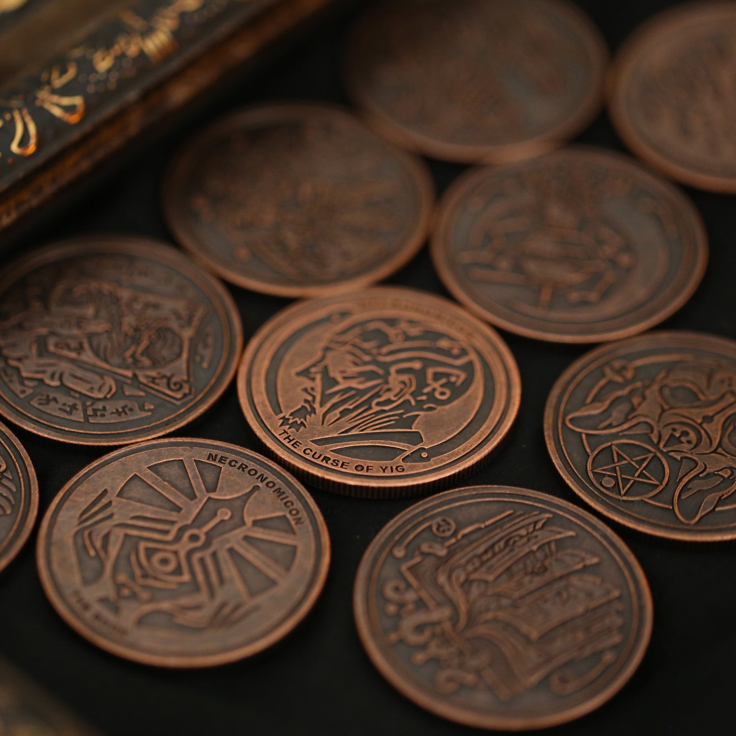 Etches of Time Cthulhu Mythos Metal Coins