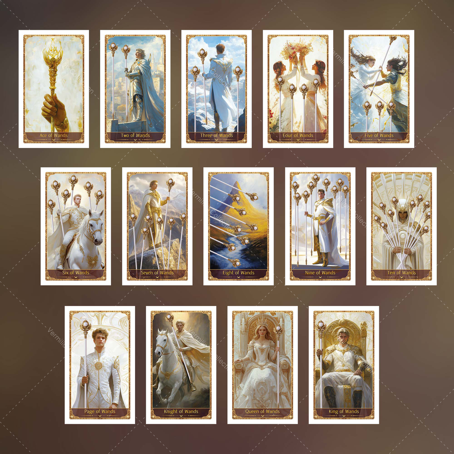 Golden Wheel Guardian Tarot