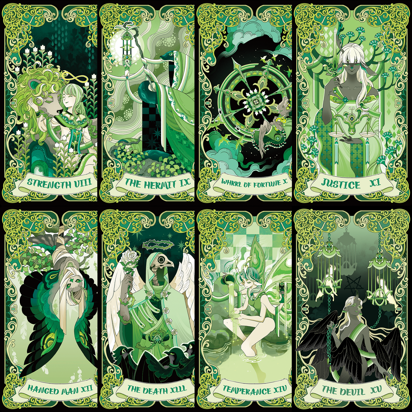 Green Trace Tarot