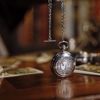 Lord of the Mysteries Klein Series Silver Pocket Watch