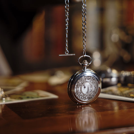 Lord of the Mysteries Klein Series Silver Pocket Watch