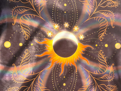Uno with the Sun Tarot Cloth "Midnight Glow"