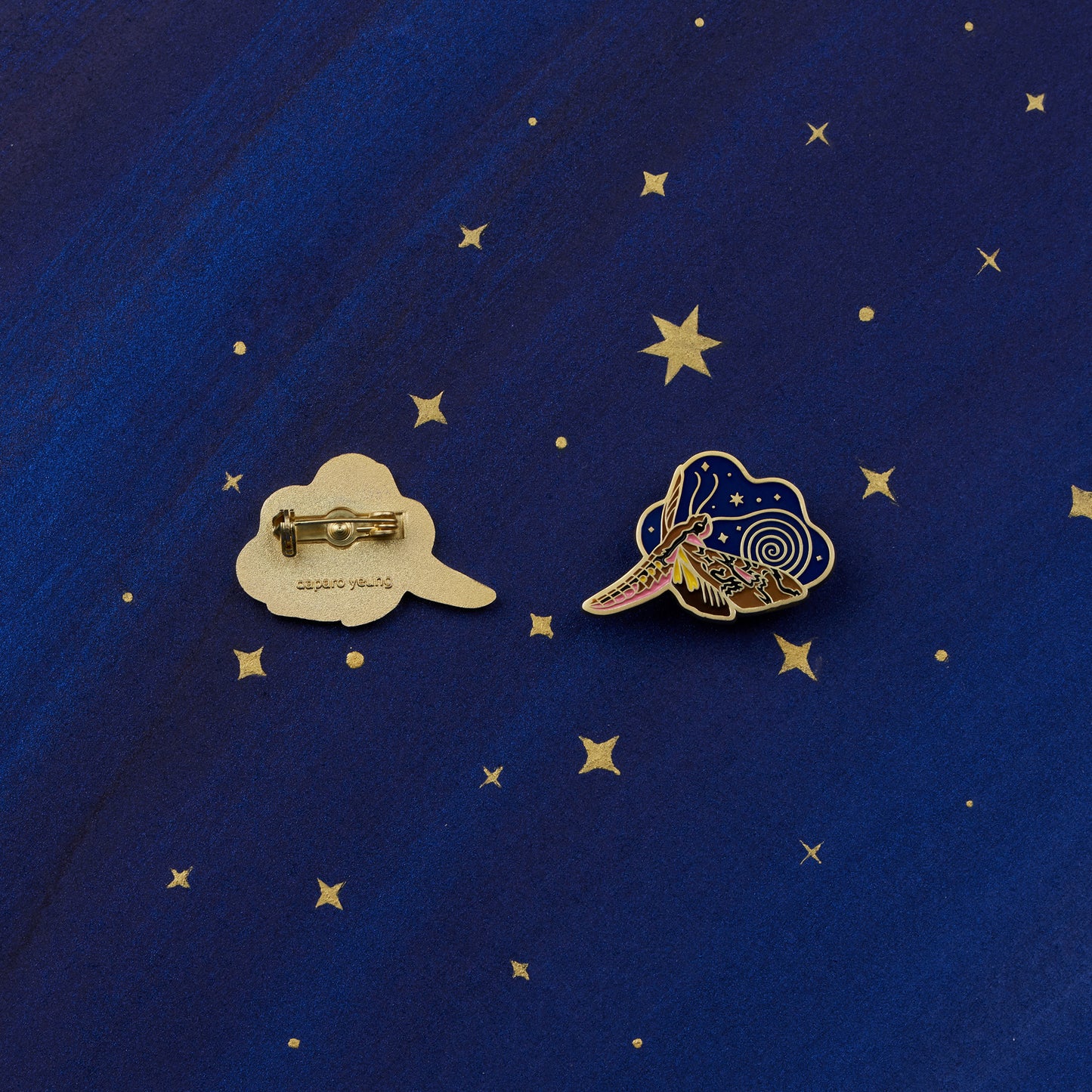 daparo Glow-in-the-Dark Enamel Pins "Darwin's Prediction"