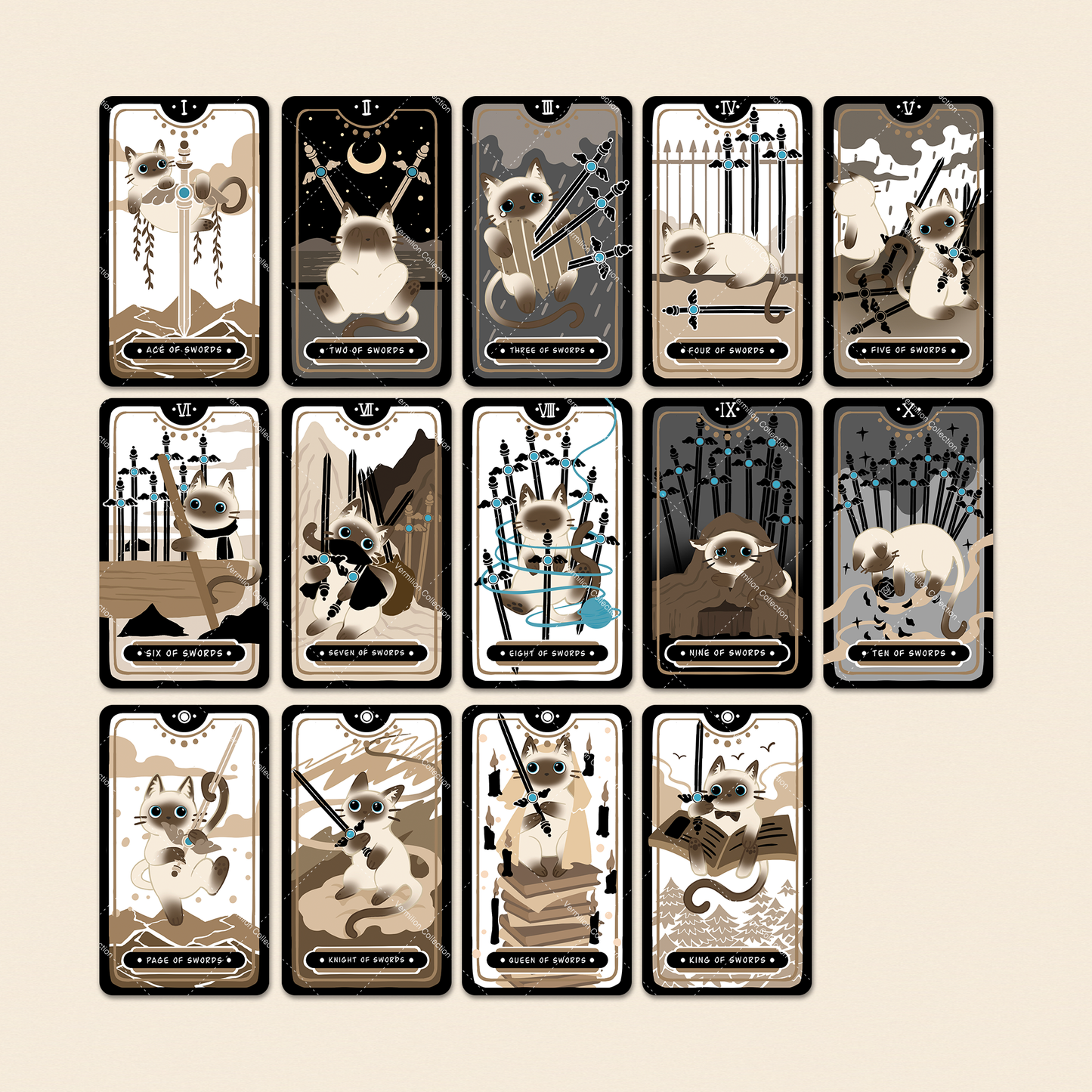 Mocha Siamese Tarot