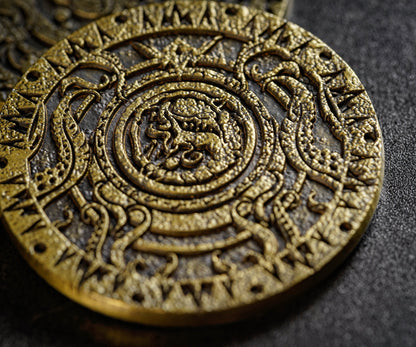 Four Elements Cthulhu Mythos Metal Coins