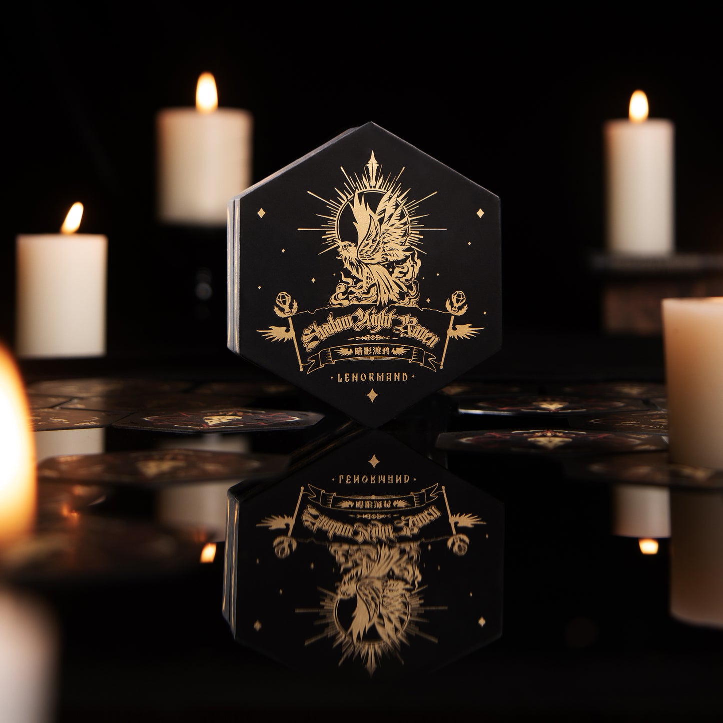 Shadow Night Raven Lenormand