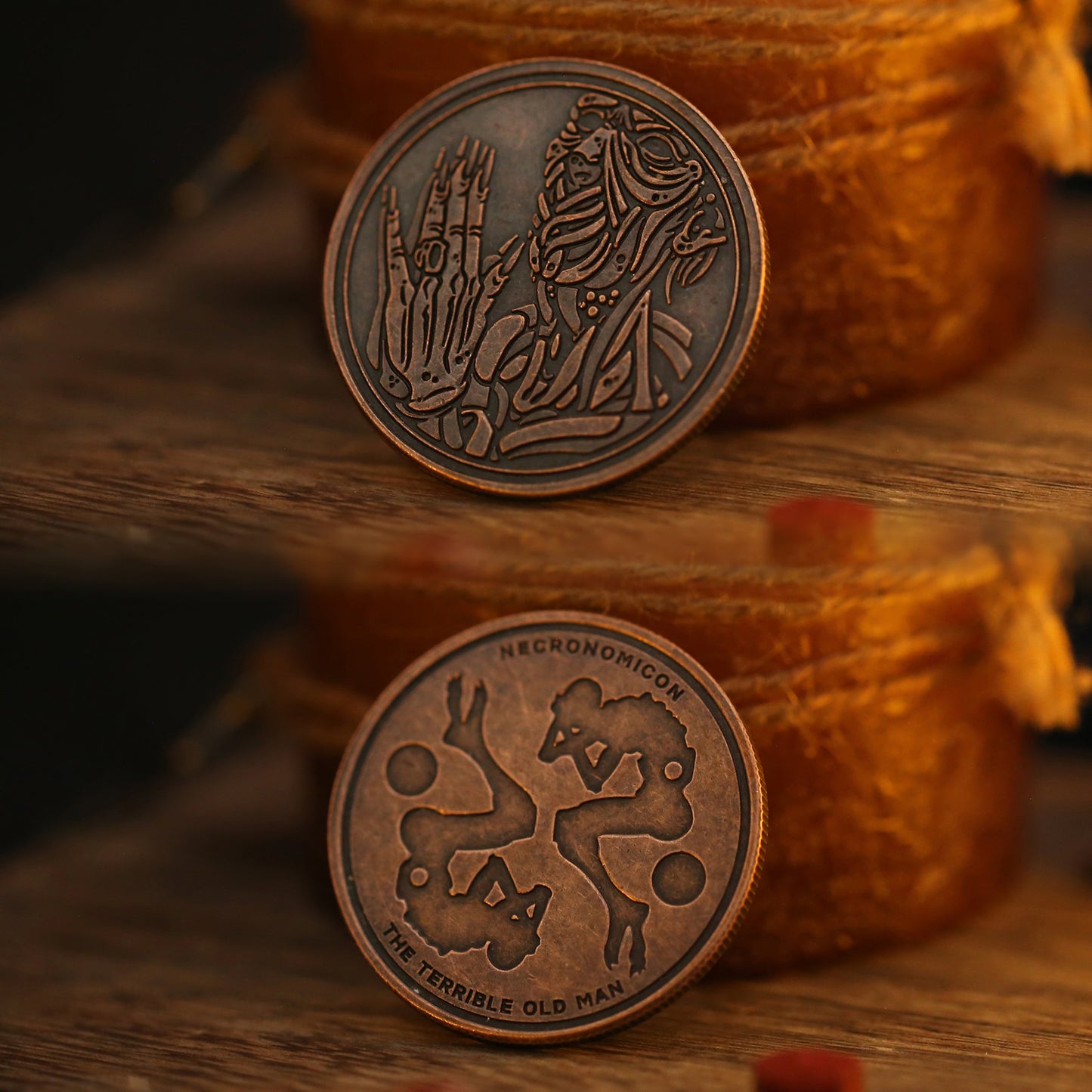 Etches of Time Cthulhu Mythos Metal Coins