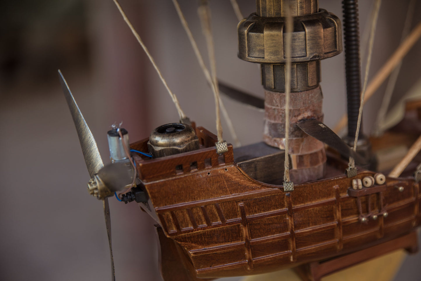 Handcrafted Steampunk Zeppelin airship model | airship ornaments