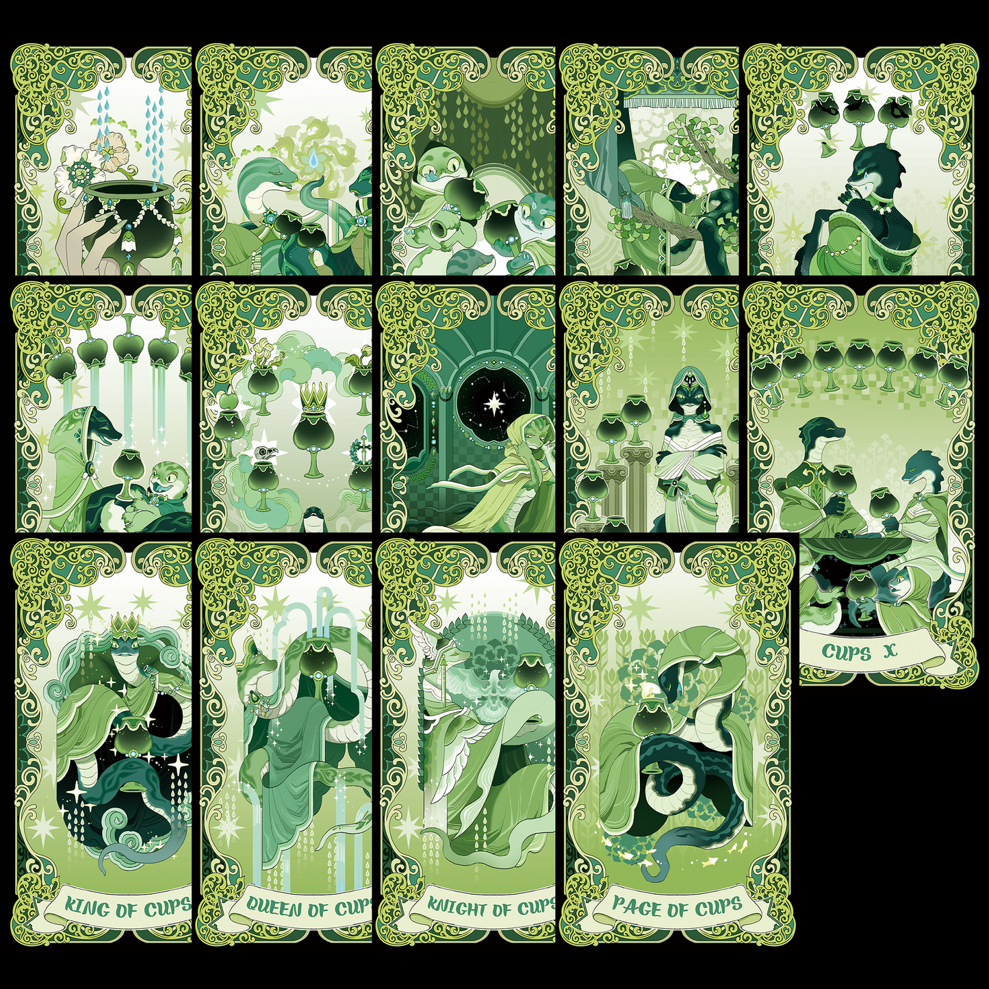 Green Trace Tarot