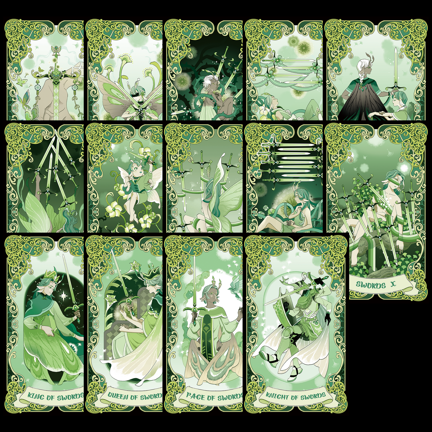 Green Trace Tarot