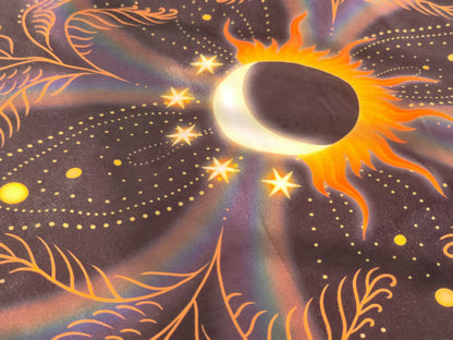 Uno with the Sun Tarot Cloth "Midnight Glow"