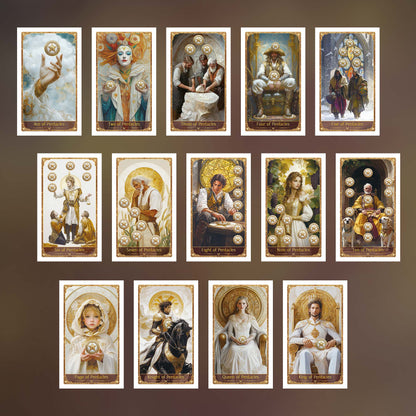 Golden Wheel Guardian Tarot