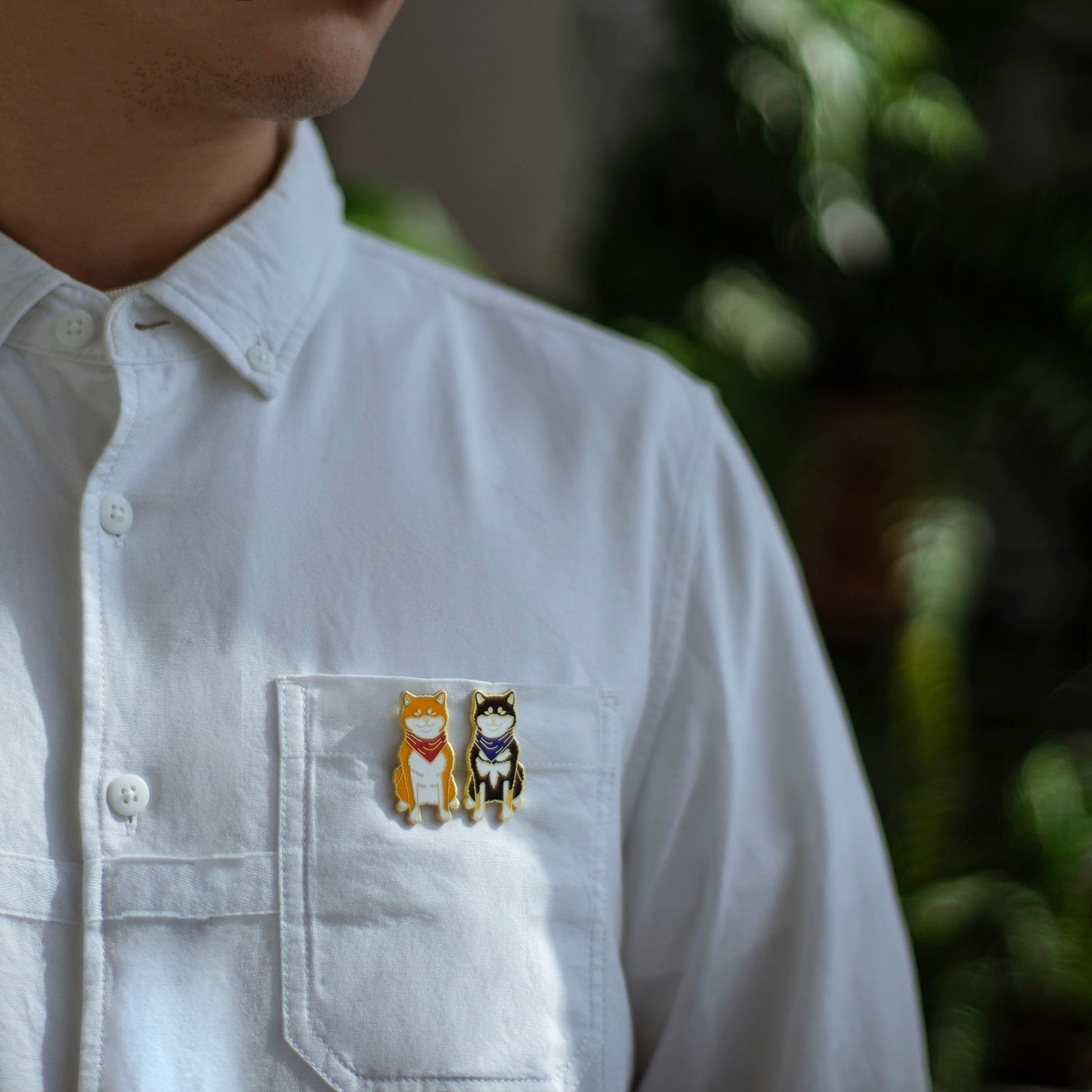 daparo Enamel Pins "Shiba Inu"