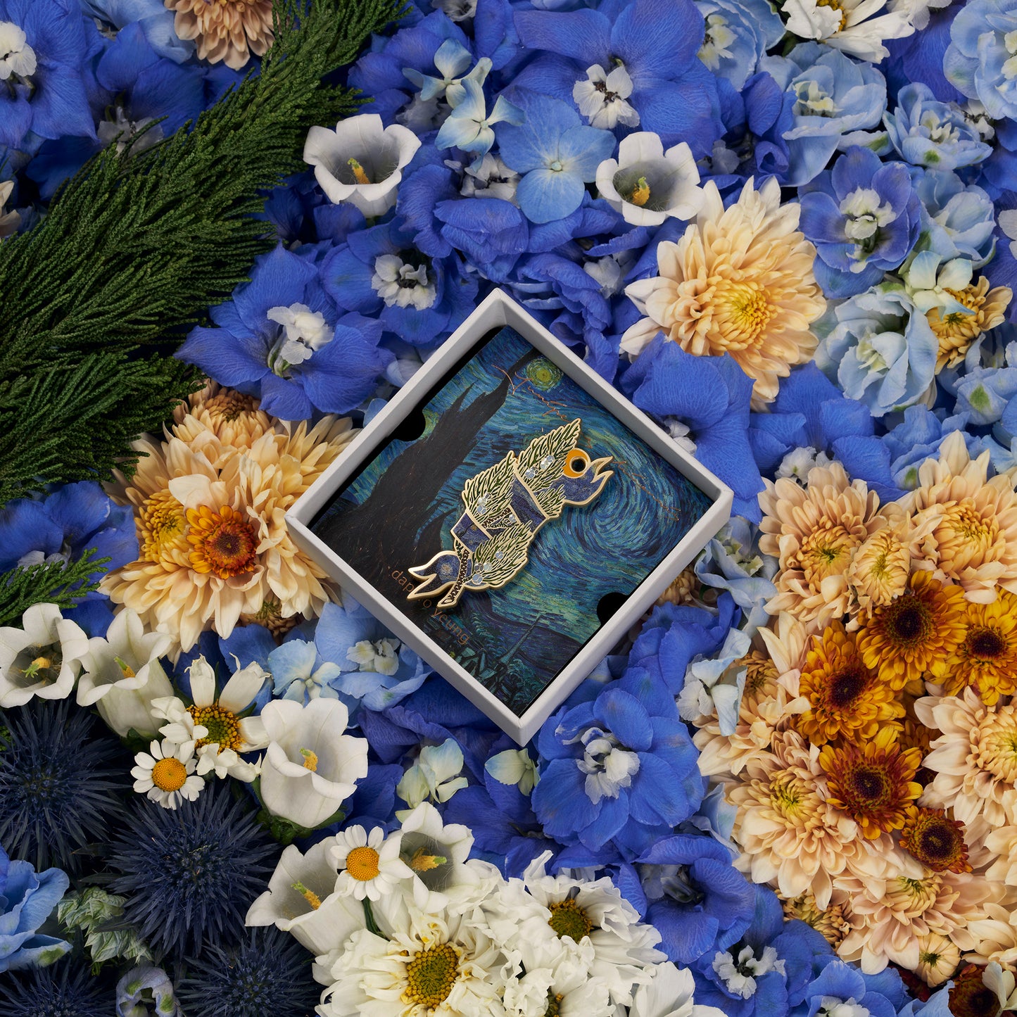 daparo Enamel Pins "Vincent's Garden"