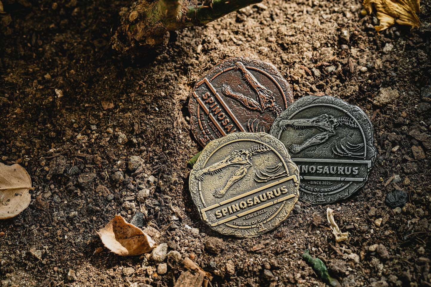 The Age of Dinosaurs Collectible Metal Coins