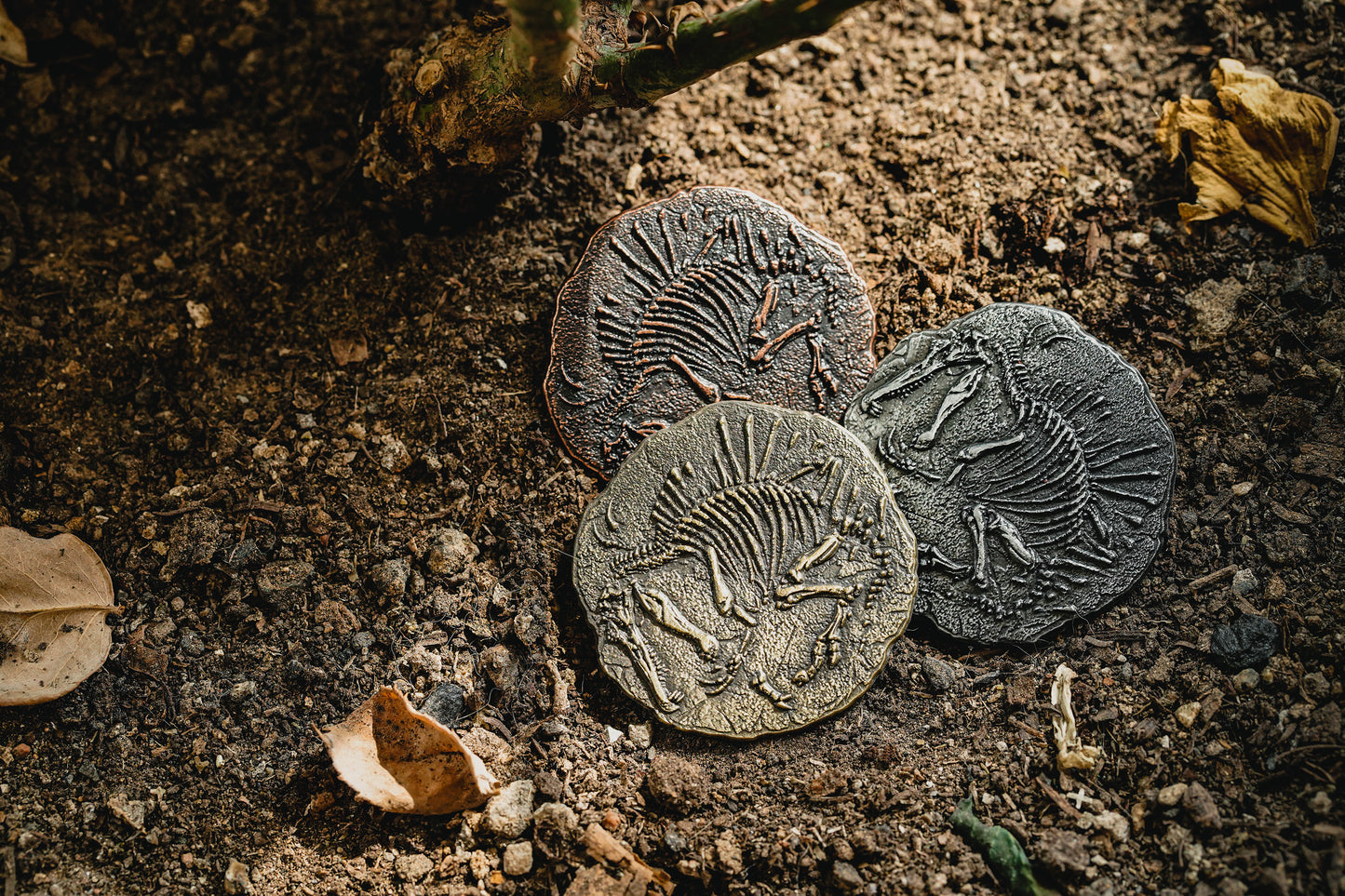 The Age of Dinosaurs Collectible Metal Coins