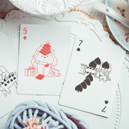 The Cat’s & Dog's Diary Playing Cards