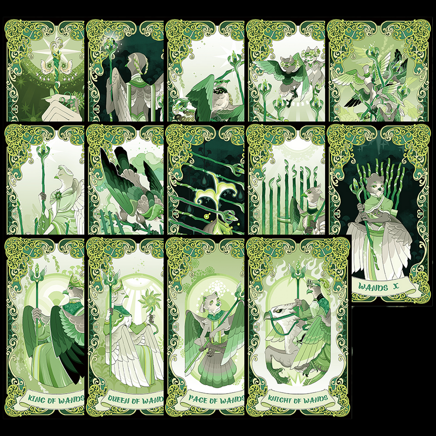 Green Trace Tarot