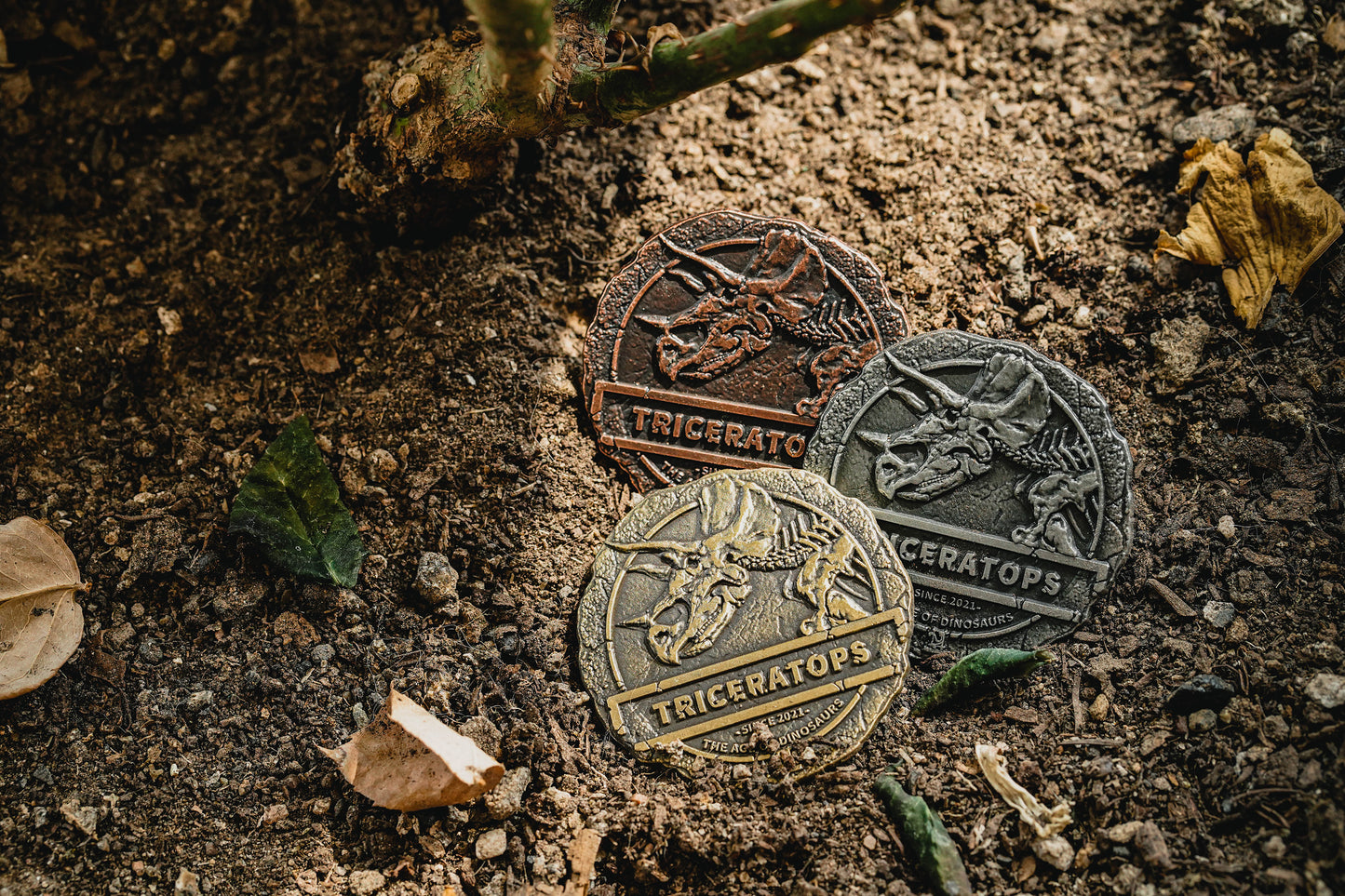 The Age of Dinosaurs Collectible Metal Coins