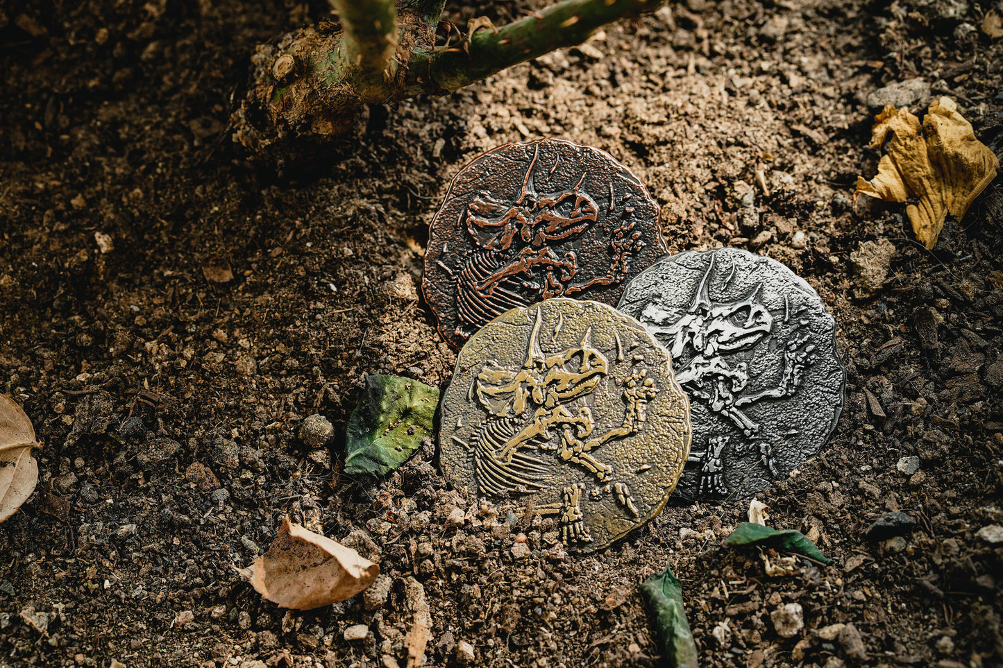 The Age of Dinosaurs Collectible Metal Coins