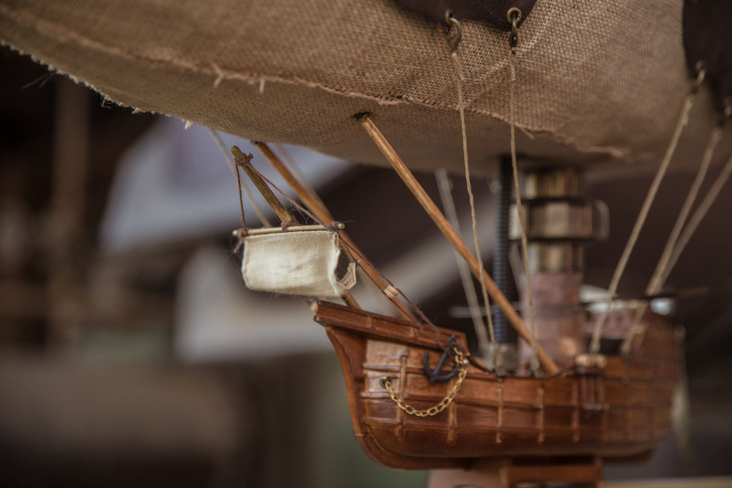 Handcrafted Steampunk Zeppelin airship model | airship ornaments