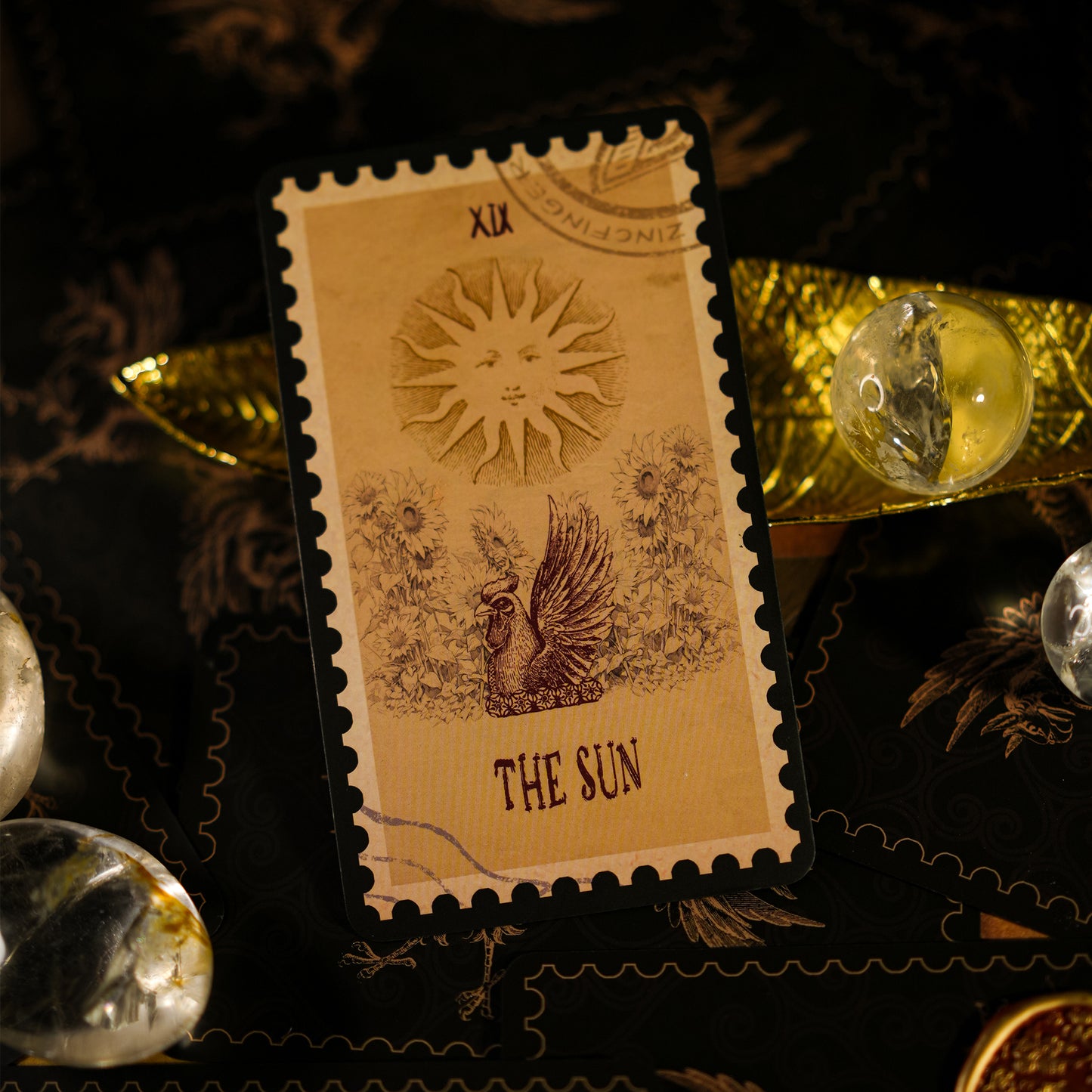 Vintage Stamp Tarot – Vermilion Collection