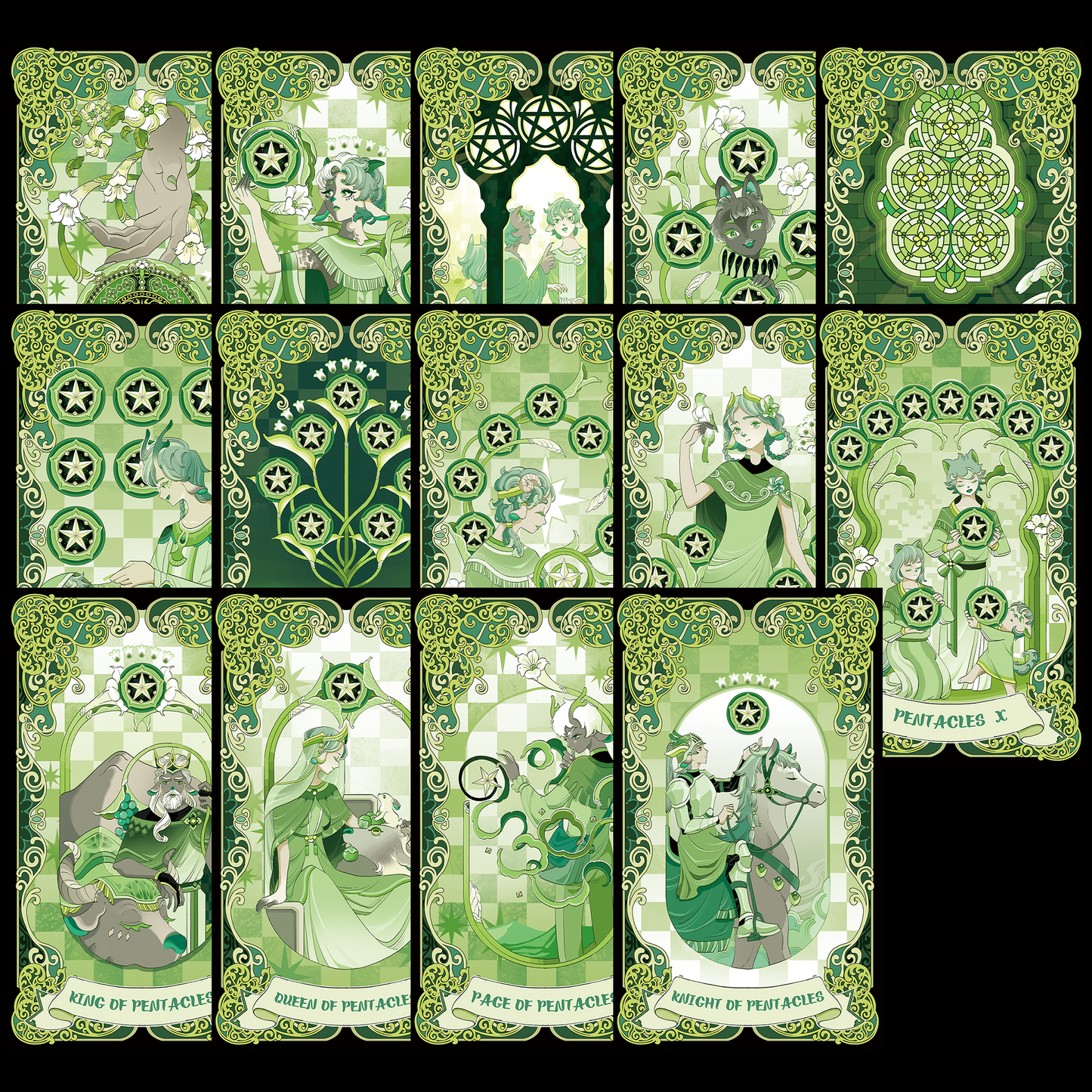 Green Trace Tarot