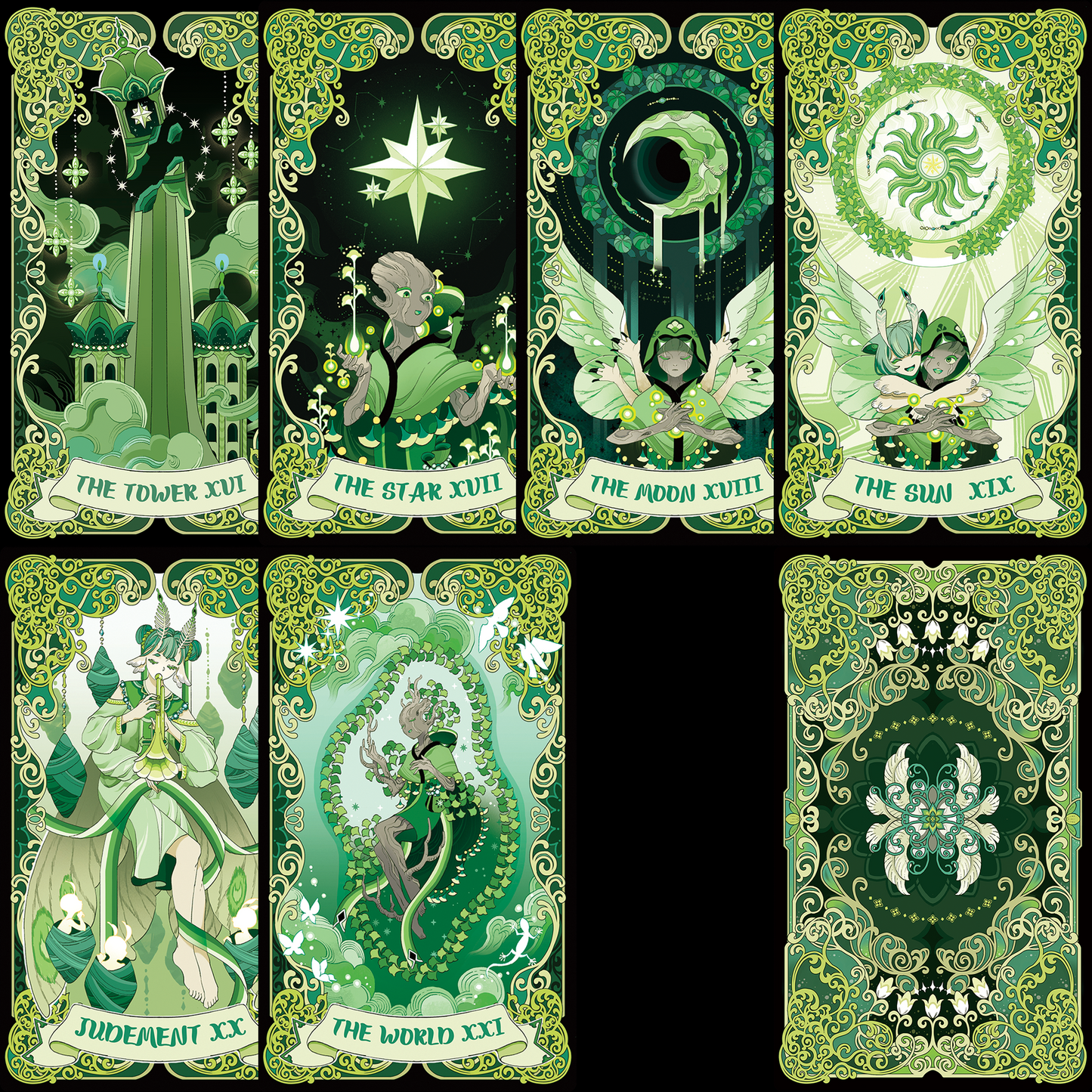 Green Trace Tarot