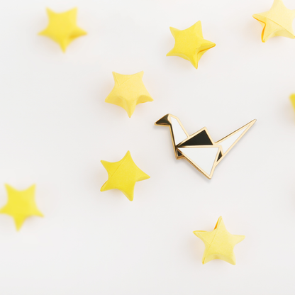 Fanli Enamel Pins "Paper Crane"