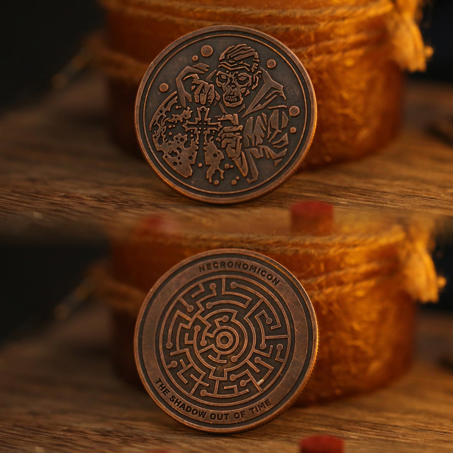 Etches of Time Cthulhu Mythos Metal Coins