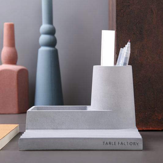 Table Factory Concrete Desk Organizer