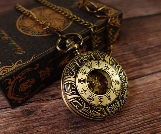 The Shadow Out of Time Cthulhu Mechanical Pocket Watch