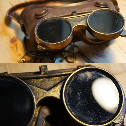 Handcrafted Steampunk Mask & Goggles "Good Neighbor"