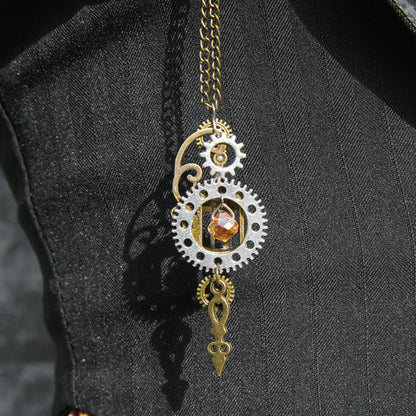 Light Cage Handcrafted Steampunk Pendant Necklace