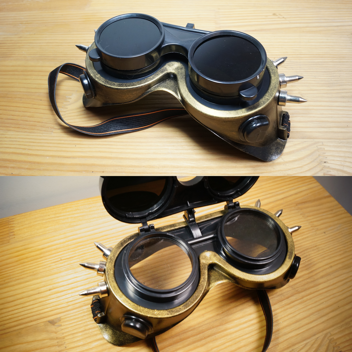 Handcrafted Steampunk Mask & Goggles "Master One"