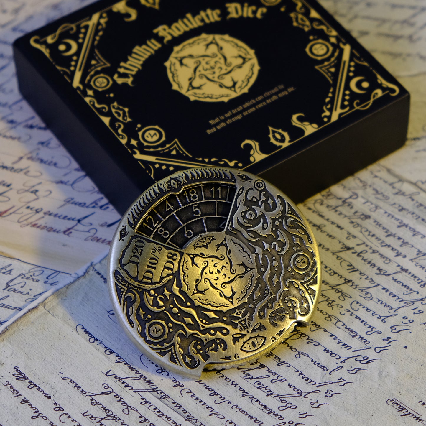 The Dream Wheel of R'lyeh 7-in-1 Cthulhu Roulette Dice