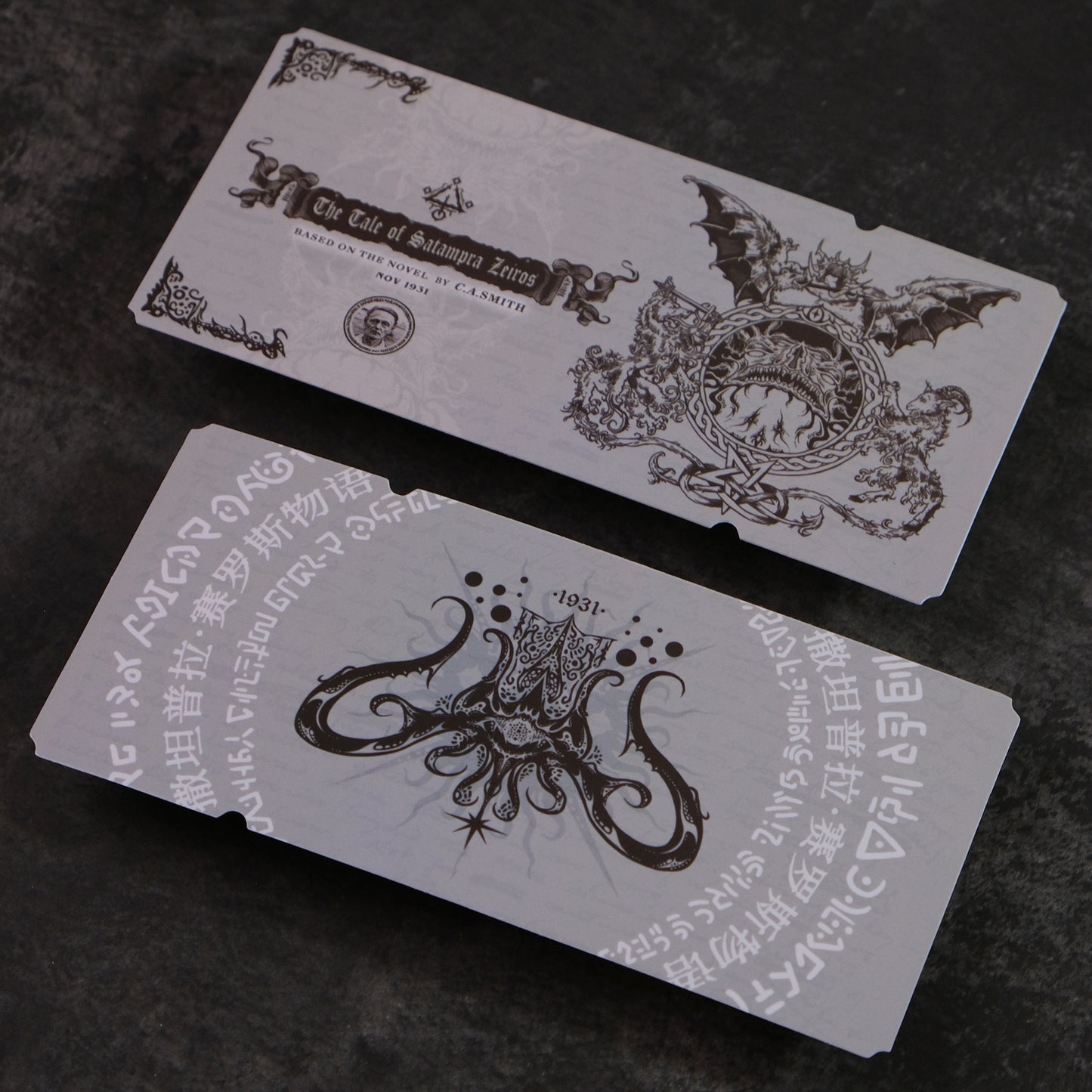 Stargazers Mirage Cthulhu Mythos PVC Ticket Bookmarks