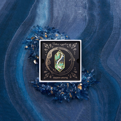 daparo Glow-in-the-Dark Enamel Pins "Gems & Dragons"