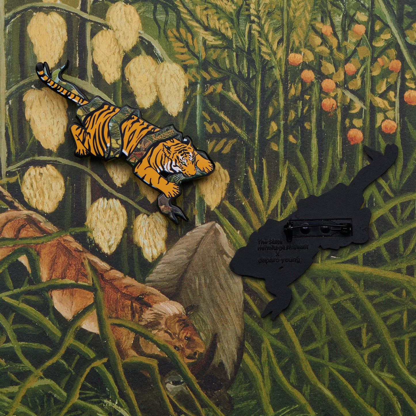 daparo Enamel Pins "Rousseau's Tiger"