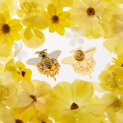 daparo Enamel Pins "Eastern Honey Bee"