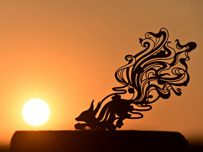 Auspicious Animal Metal Bookmarks (Nine-Tailed Fox)