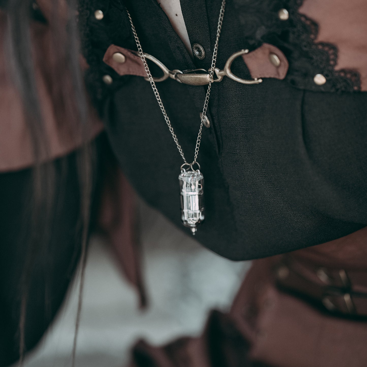 Curio Capsule Handcrafted Steampunk Pendant Necklace