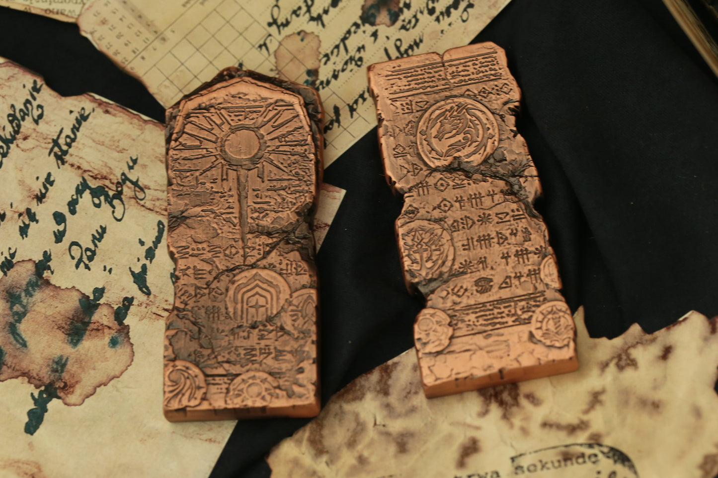 Lord of Mysteries Blasphemy Slate Fridge Magnets & Copper Bullions