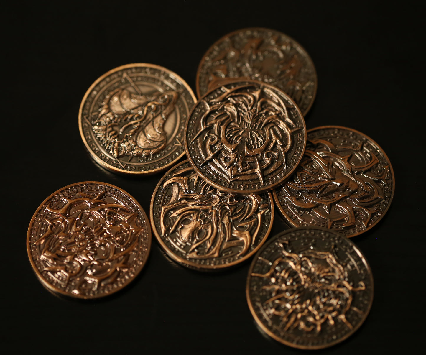 Seven Deadly Sins Collectible Metal Coins